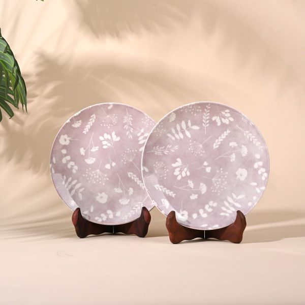 Dahlia: Porcelain Quarter Plates Set of 2 (7.8 Inches)