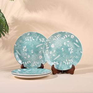 Darla: Porcelain Quarter Plates Set of 4 (7.8 Inches)
