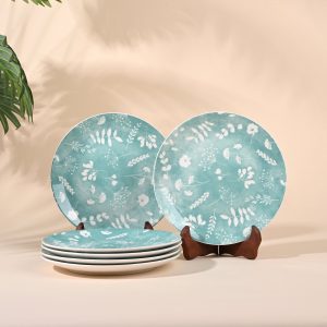 Darla: Porcelain Quarter Plates Set of 6 (7.8 Inches)