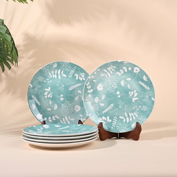 Darla: Porcelain Quarter Plates Set of 6 (7.8 Inches)