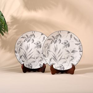 Ivory: Porcelain Quarter Plates Set of 2 (7.8 Inches)