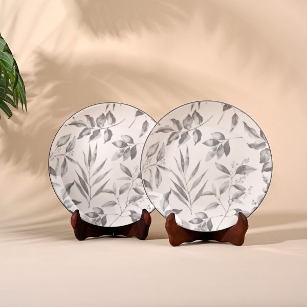 Ivory: Porcelain Quarter Plates Set of 2 (7.8 Inches)