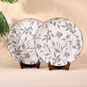 Ivory: Porcelain Dining Plates Set of 2 (10.8 Inches)