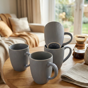 marble-blue-mug-5.png Slate Blue Ceramic Coffee Mug (Set of 4)