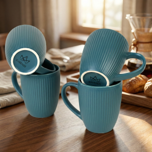 turquoise-fetching-5.png Turquoise Fetching Ceramic Coffee Mug (Set of 4)