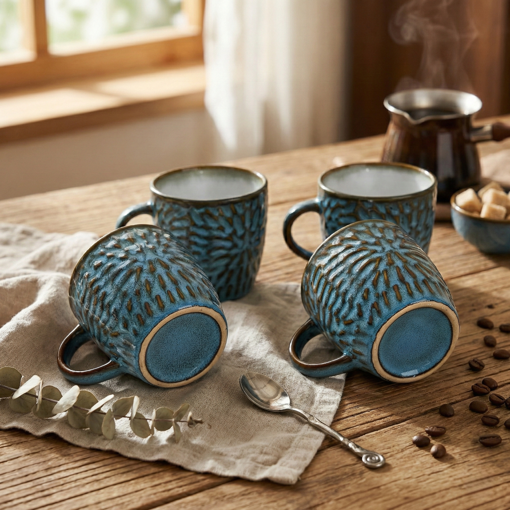 uranian-blue-mosaic-ceramic-tea-cup-set-of-4