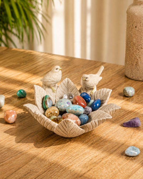 DSC0264010.png Bird-Leaf Polyresin Organiser