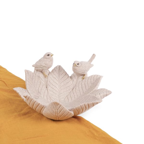 DSC07988 Bird-Leaf Polyresin Organiser