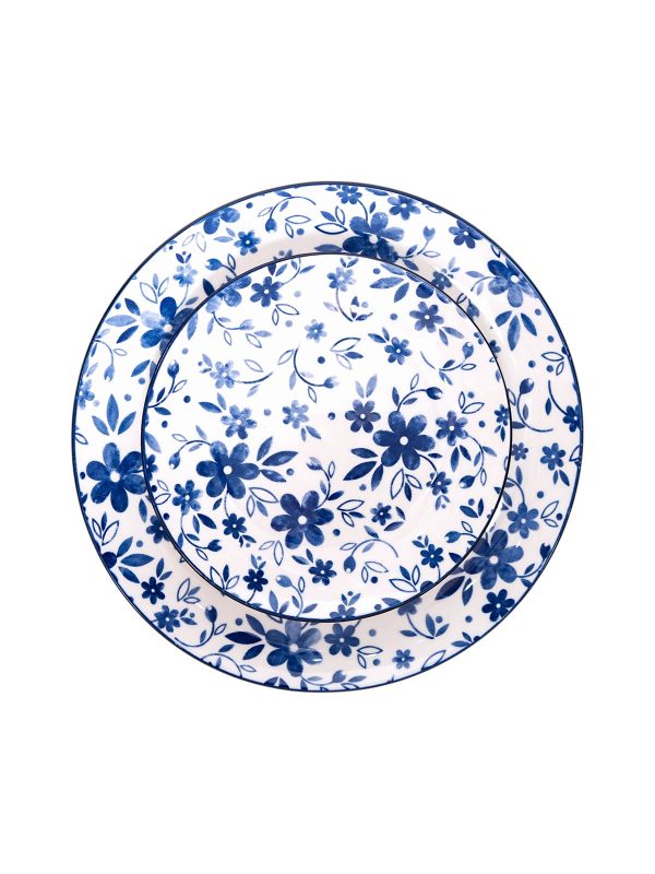 Bluebell: Porcelain Dinner Plates Set