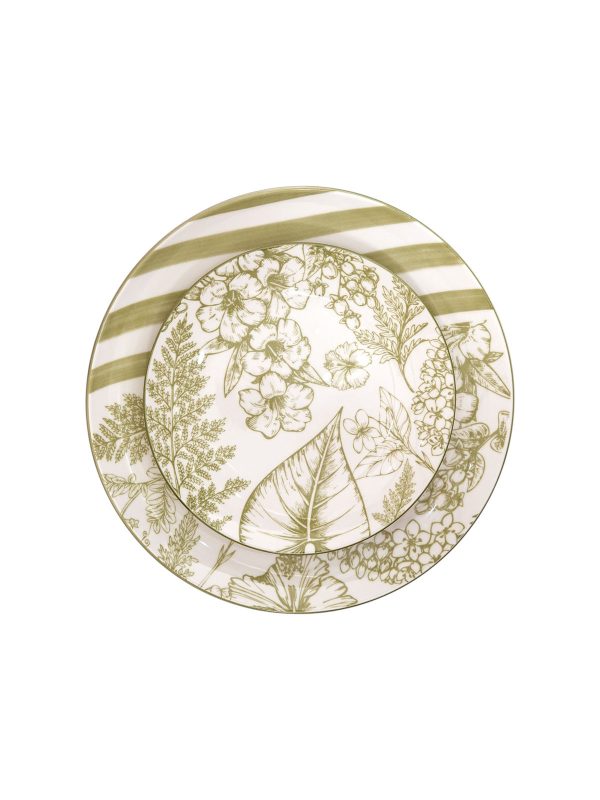 Hazel Porcelain Dinner & Quarter Plate Set