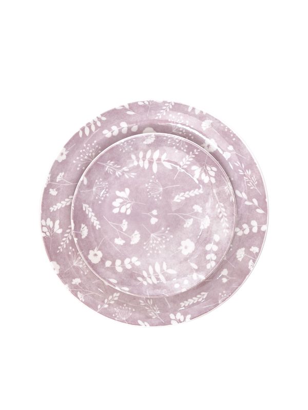 Dahlia Porcelain Dinner & Quarter Plate Set