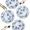 Bluebell: Porcelain Dinner Plates Set