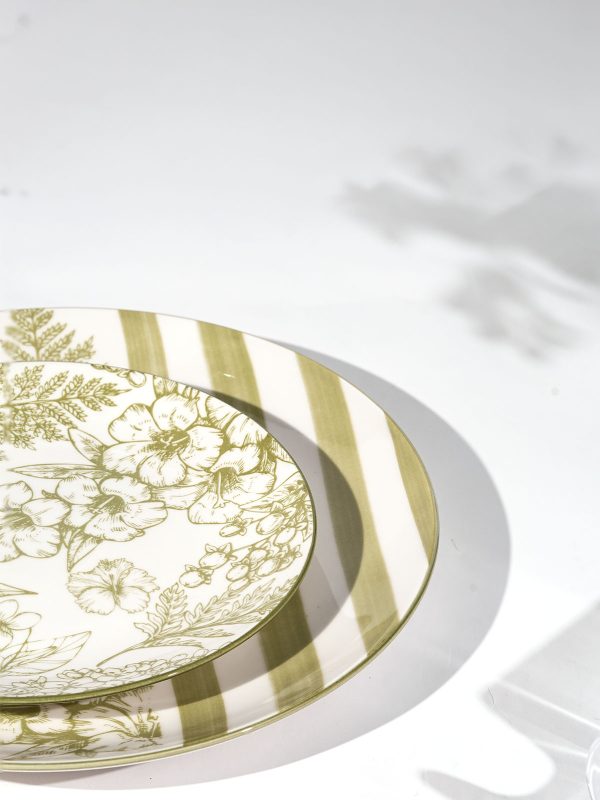 Hazel Porcelain Dinner & Quarter Plate Set