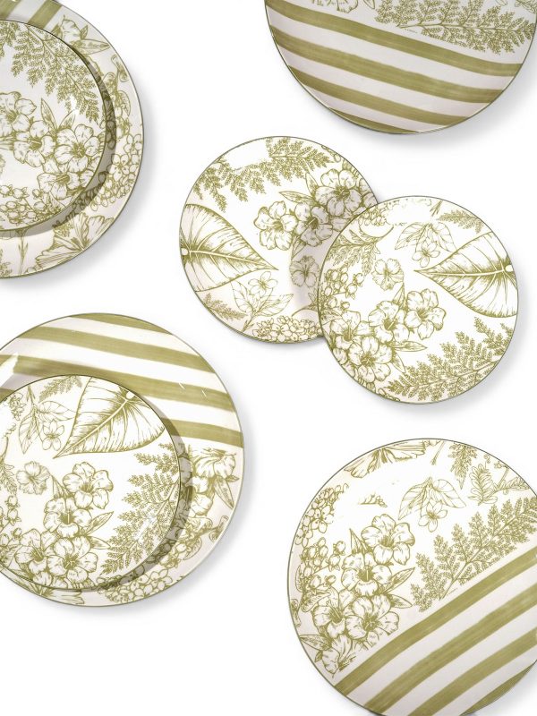 Hazel Porcelain Dinner & Quarter Plate Set