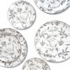 Ivory Porcelain Dinner & Quarter Plate Set