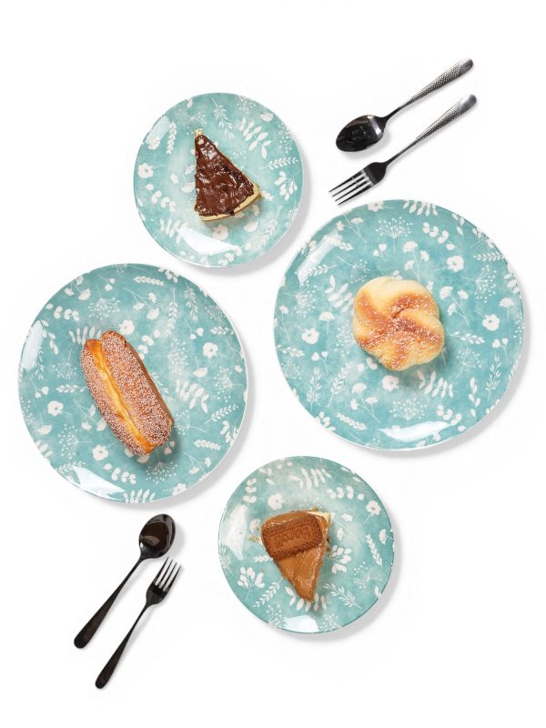 Darla Porcelain Dinner & Quarter Plate Set