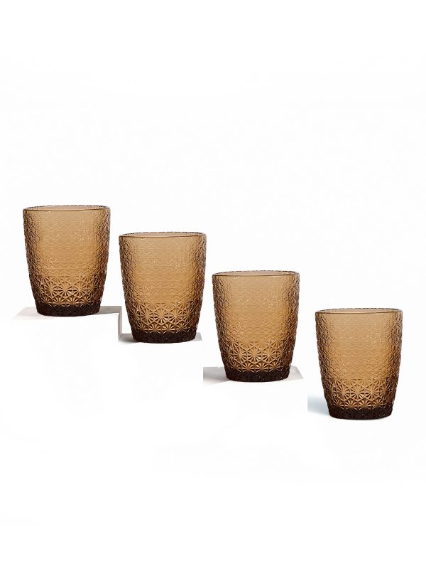 Valley: Vintage Floral Drinking Glass