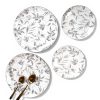 Ivory Porcelain Dinner & Quarter Plate Set
