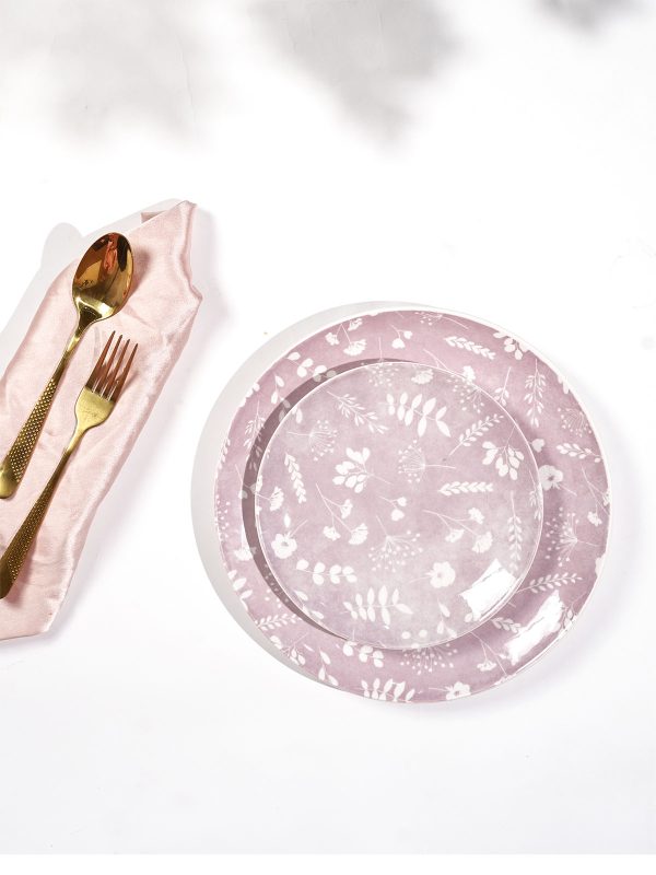 Dahlia Porcelain Dinner & Quarter Plate Set