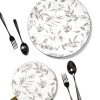 Ivory Porcelain Dinner & Quarter Plate Set