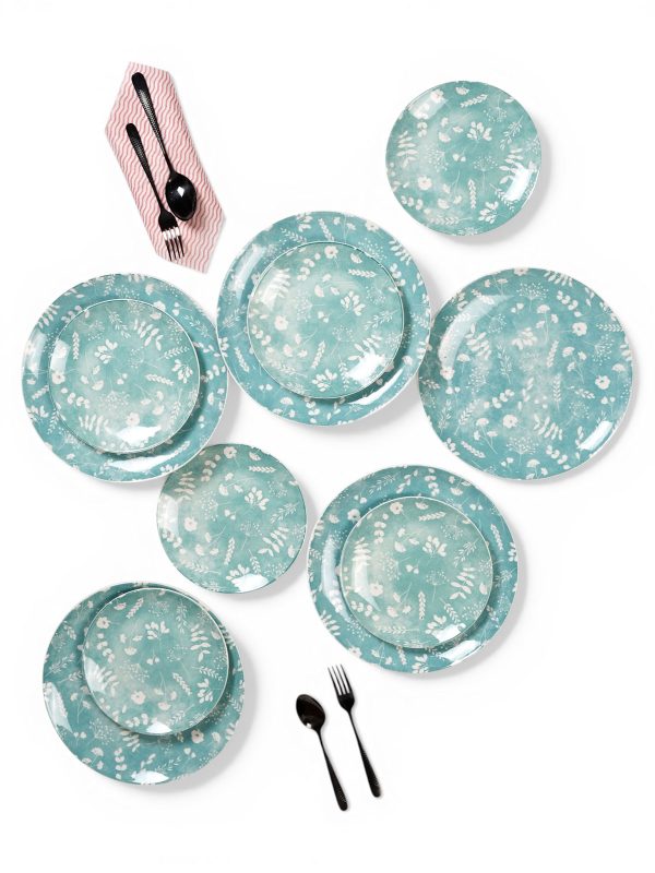 Darla Porcelain Dinner & Quarter Plate Set