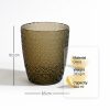Gleam: Unique-Textured Drinking Glass