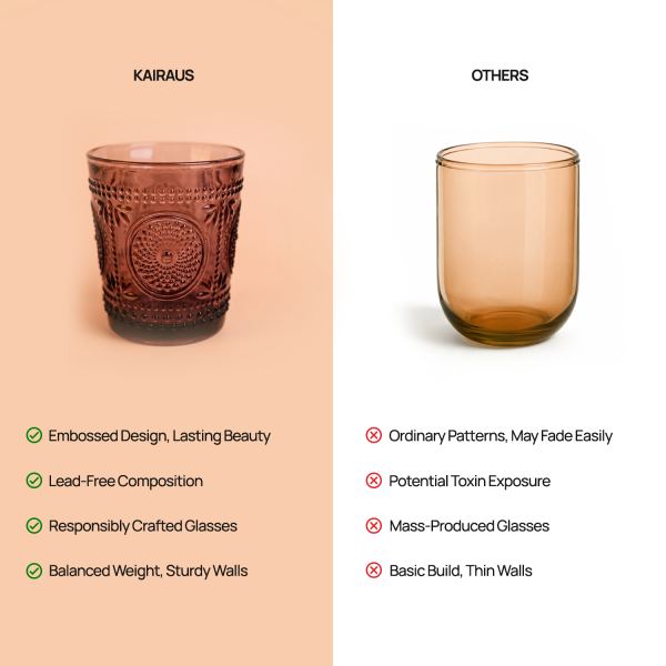 Juni: Perfect-Textured Drinking Glass