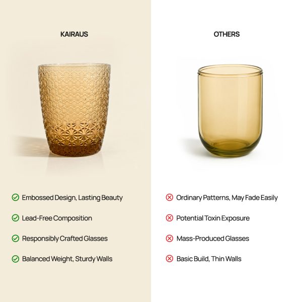 Valley: Vintage Floral Drinking Glass