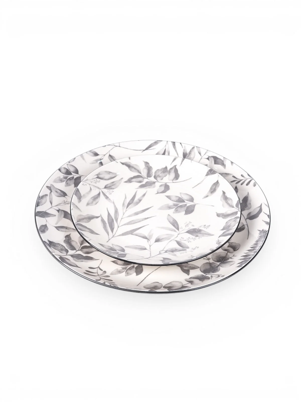 Ivory Porcelain Dinner Plates