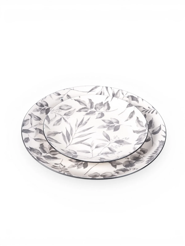 ivory-porcelain-dinner-quarter-plate-set